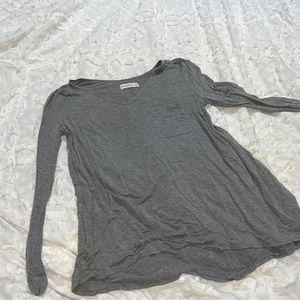 Abercrombie&Fitch Oversized Long Sleeve Shirt